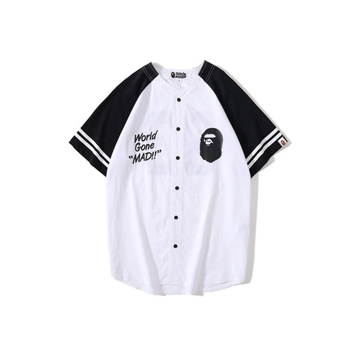 Bape World Gone Mad White Shirt Tee