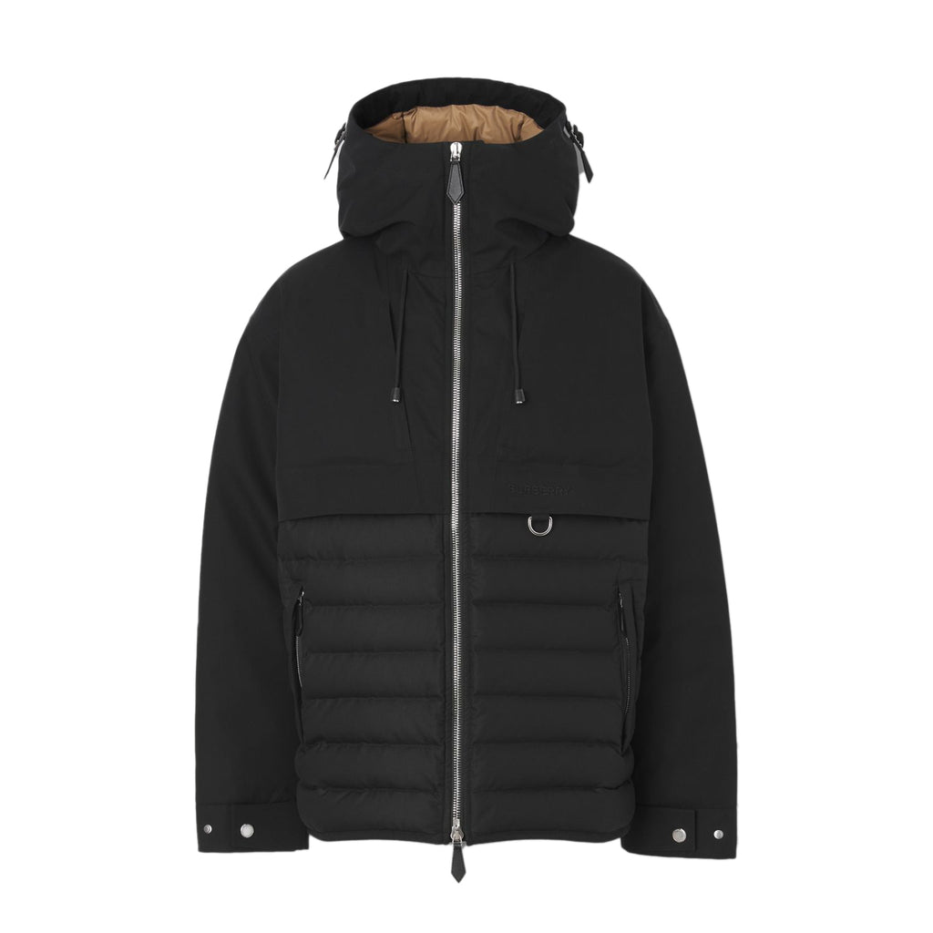 Burberry Down-filled Cotton Hooded Jacket