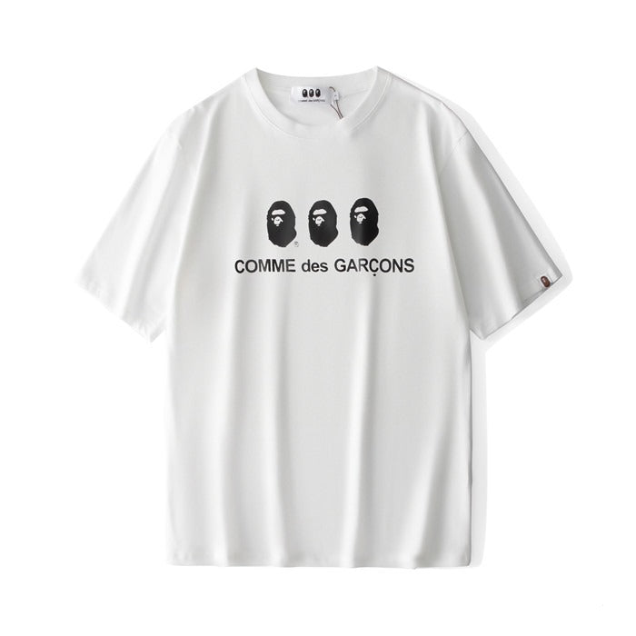Bape Comme Des White Tee