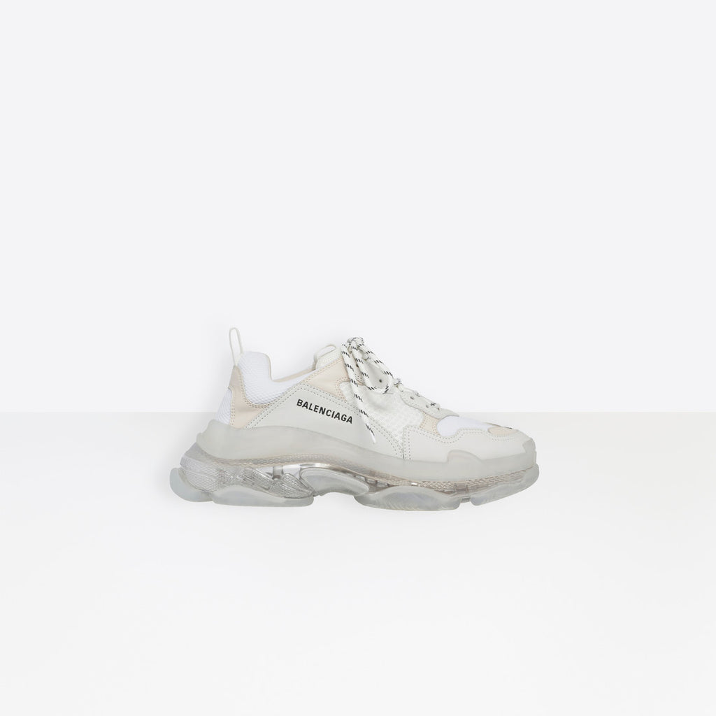 Balenciaga Triple-S Clear Sole White
