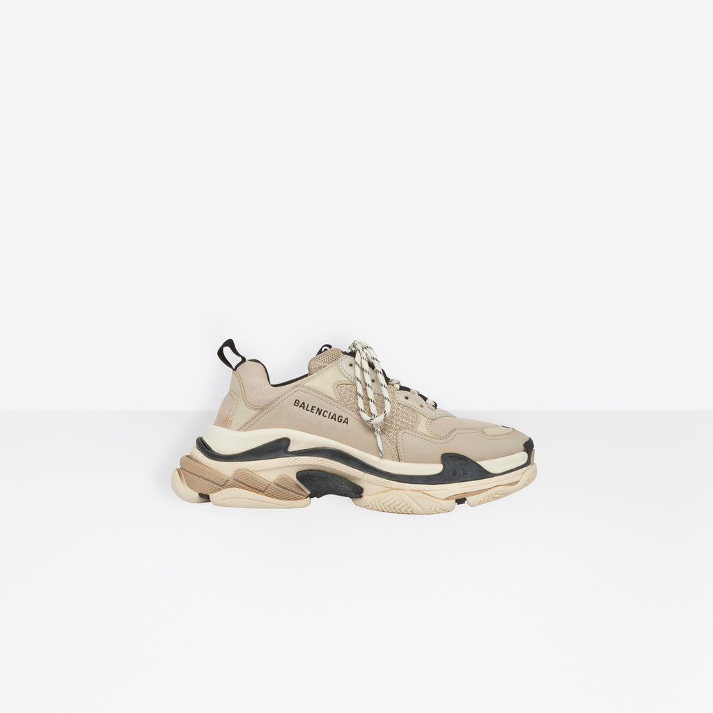Balenciaga Triple S-Vanille