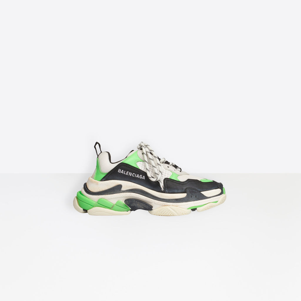 Balenciaga Triple S-Neon Green/Black