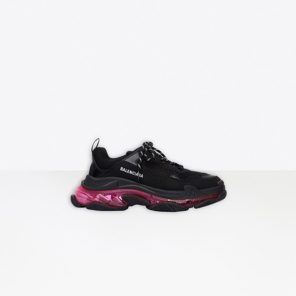 Balenciaga Paris Clear Sole  Black and Pink (W)