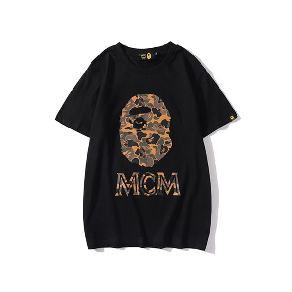 Bape x MCM Tee Black