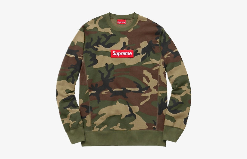 Supreme Crewneck Box Logo Camo