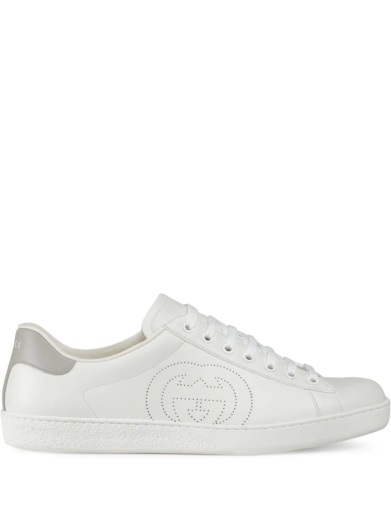 Gucci perforated logo sneakers (W)