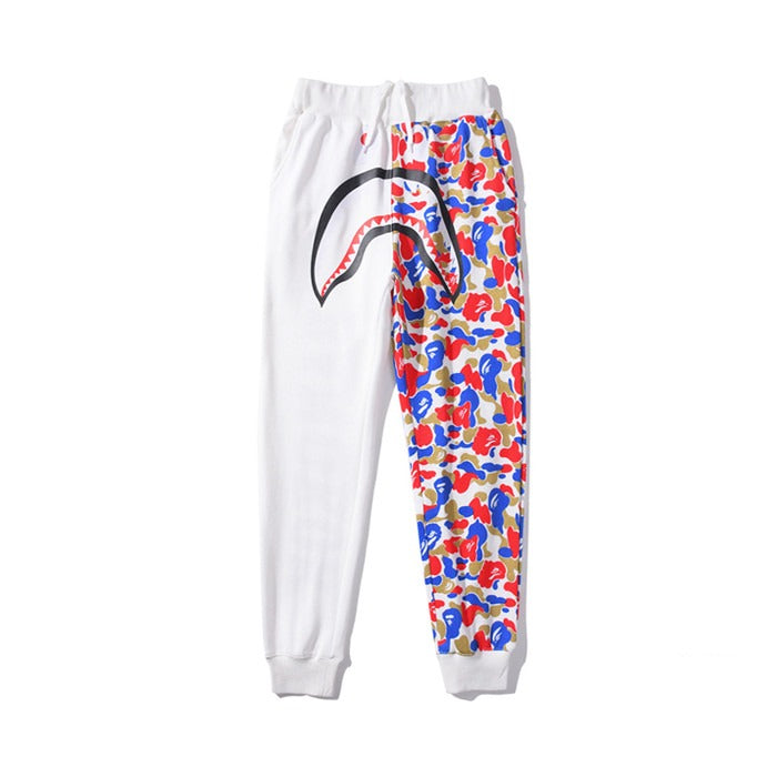 Bape Bangkok White Half Camo Sweat Pant