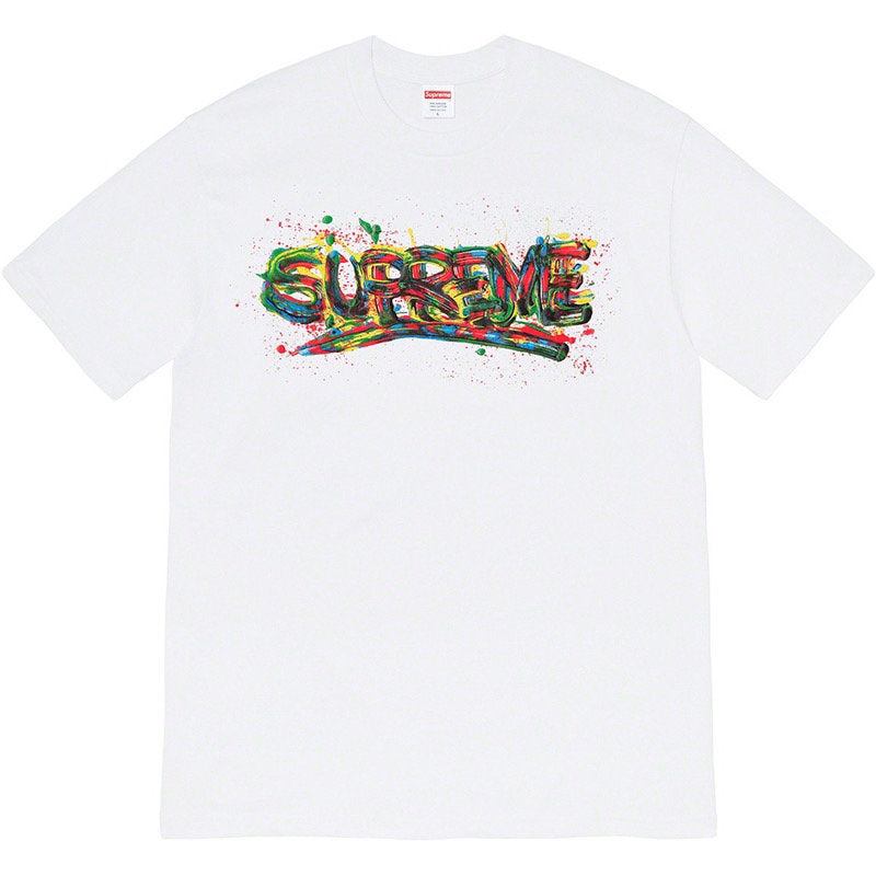 Supreme inkjet graffiti White