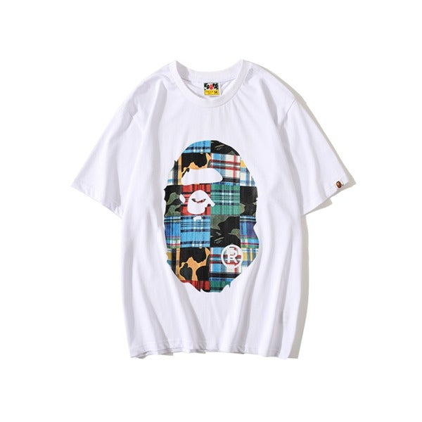 Bape White  Tee