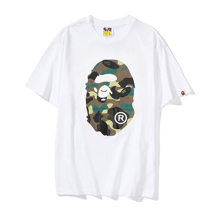 Bape White Green Camo