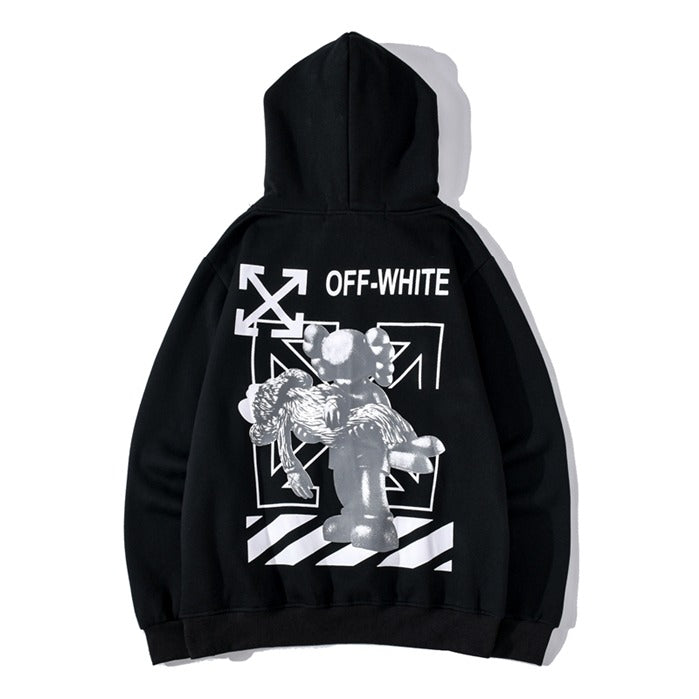 OFF-WHITE x KAWS Black Pullover