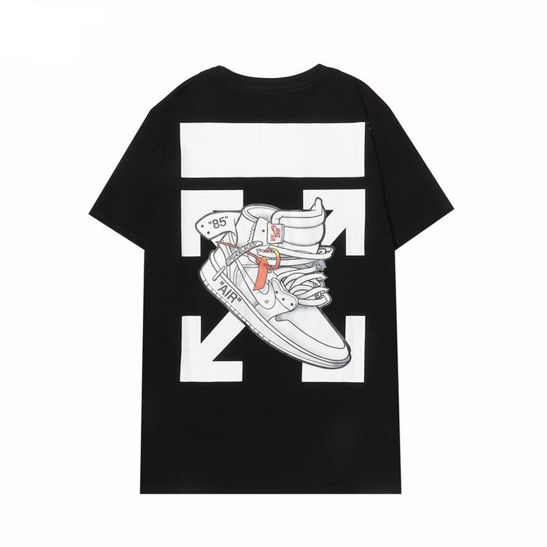 OFF-WHITE X Nike Air Jordan 1 White Tee Black