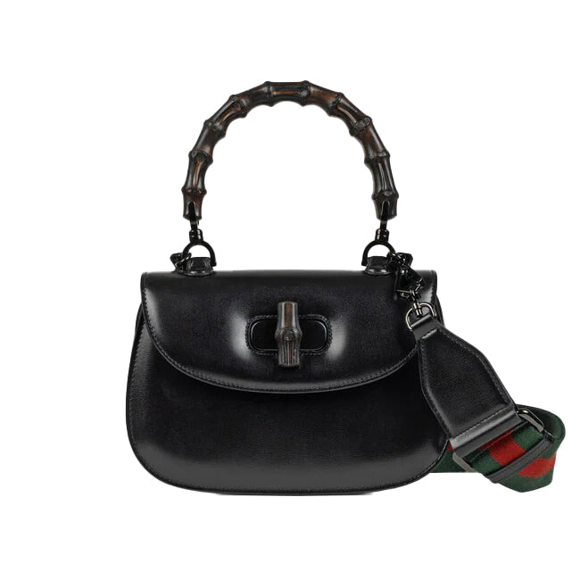 Gucci Bamboo 1947 small top handle bag Black