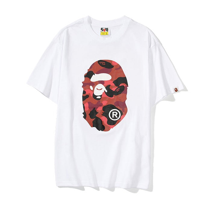 Bape White Red Camo