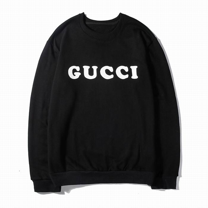 Gucci Letter Logo  sweatshirt Black