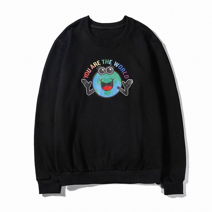 Gucci You Are The World Logo Print Sweatshirt Black