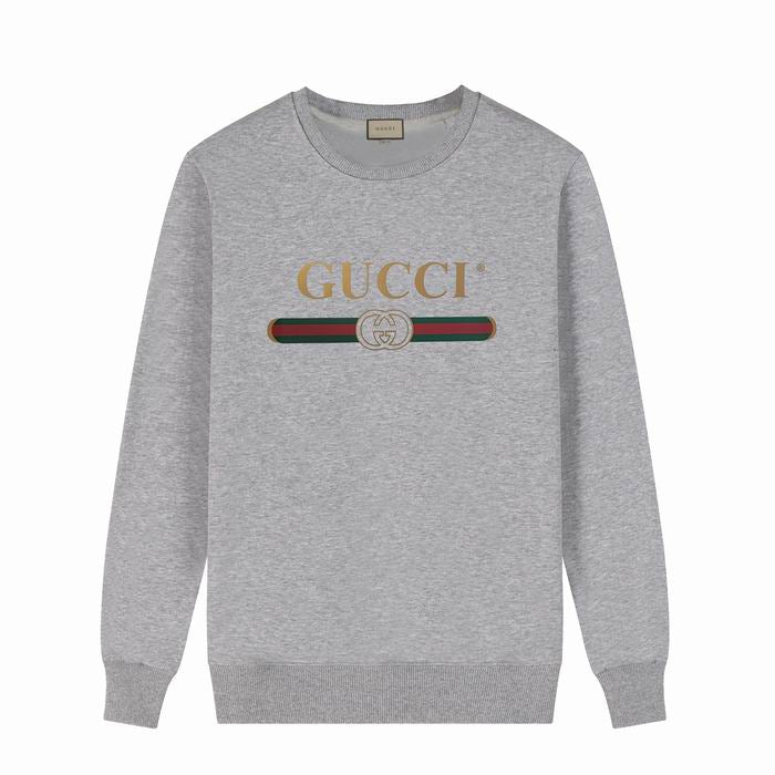 Gucci Brand Logo Sweatshirt Heather Gray
