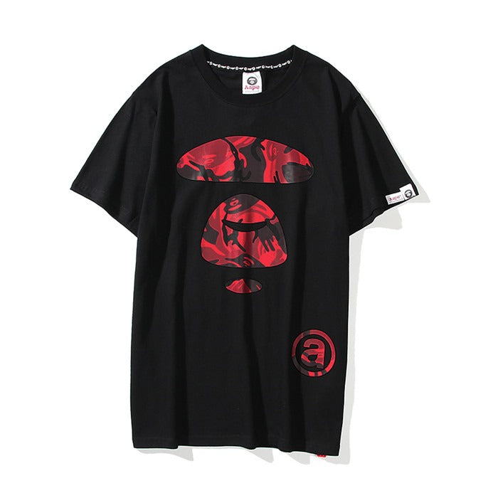 Aape Black Red Camo