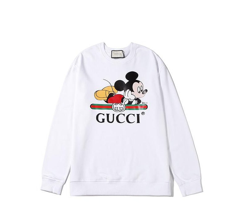 Gucci Micki Mouse Logo Sweatshirt White