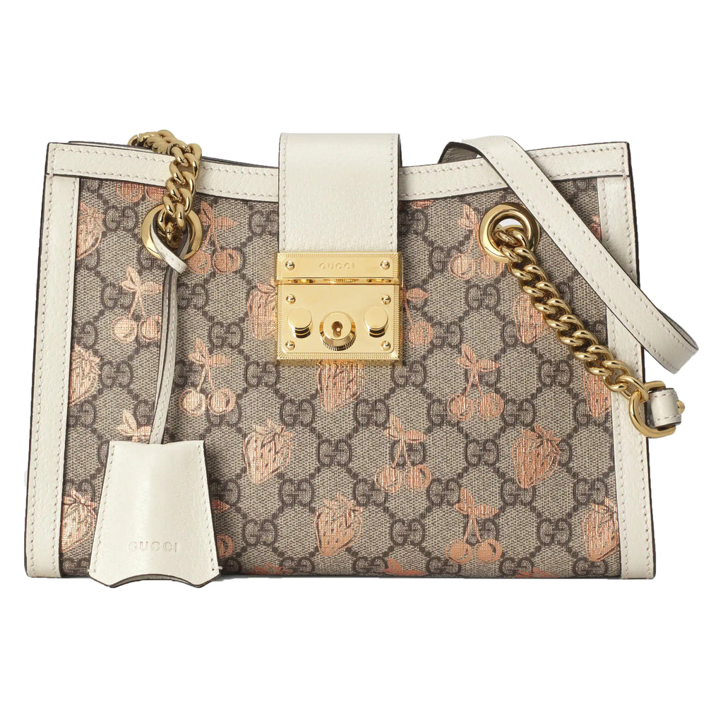 Gucci Padlock Small Berry Tote Bag