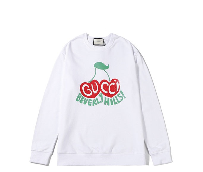 Gucci Beverly Hills Logo Sweatshirt White