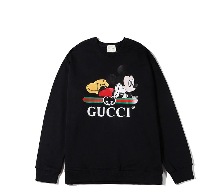 Gucci Micki Mouse Logo Sweatshirt Black