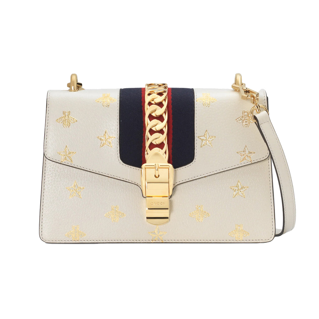 Gucci Sylvie Bee Star Small Shoulder Bag
