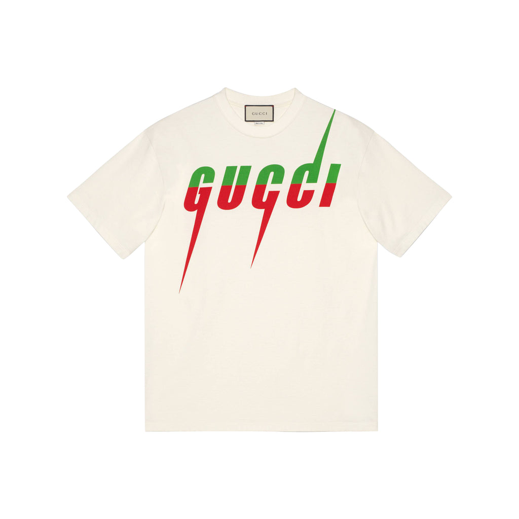 T-shirt with Gucci Blade print
