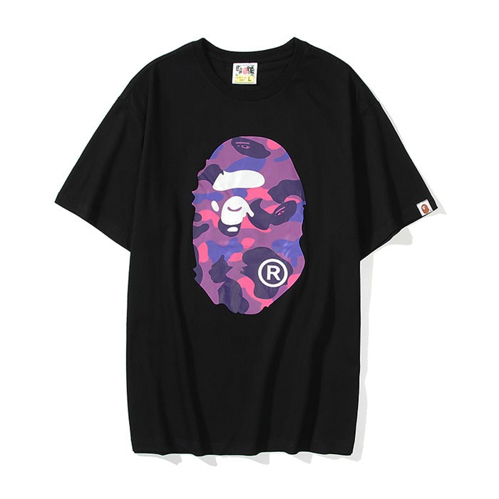Bape Black Purple Camo