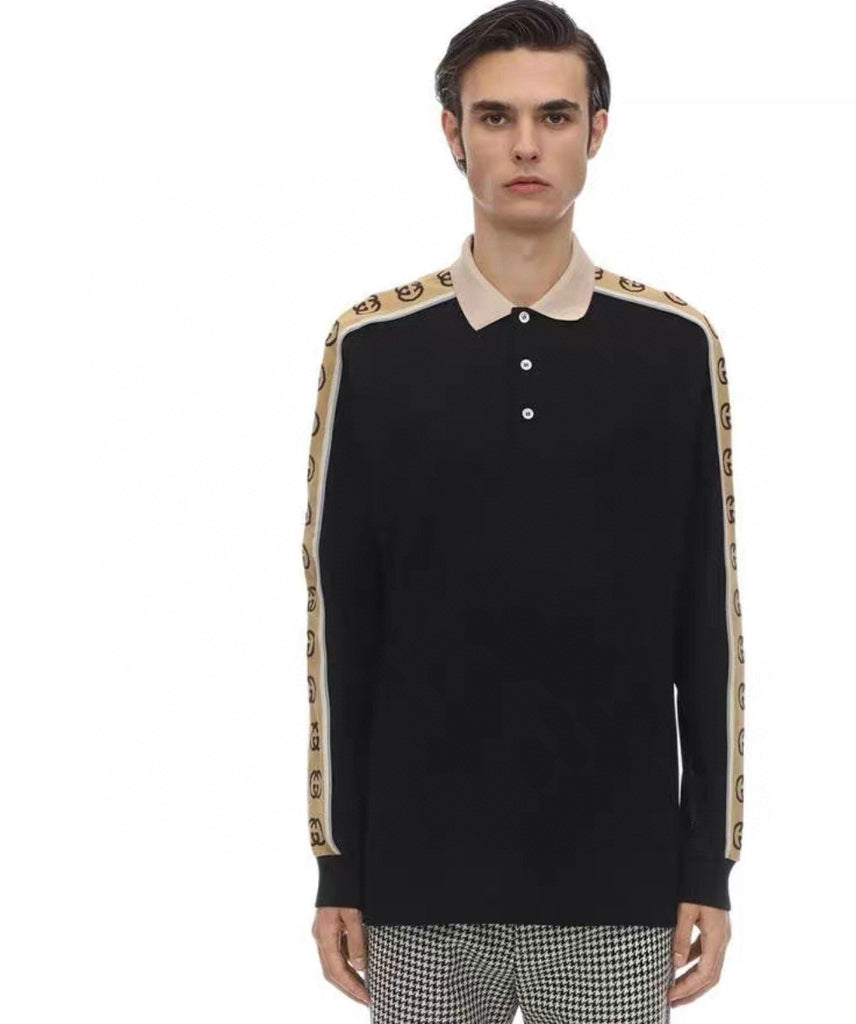 Gucci 20ss reflective webbing Polo Sweatshirt
