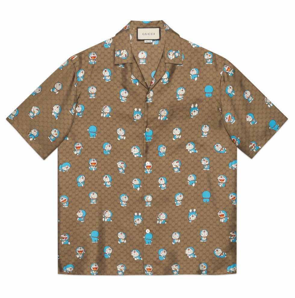 Doraemon x Gucci GG Short Shirt