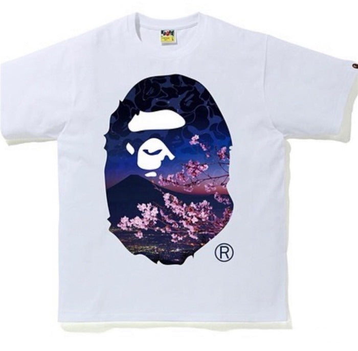 Bape White Tee