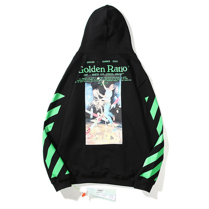 OFF-WHITE Pascal Golden Ratio Painting Pullover Black