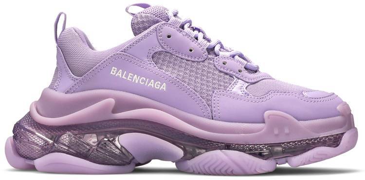 Balenciaga Wmns Triple S Sneaker 'Clear Sole - Light Lilac' (W)