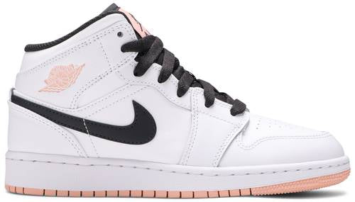 Air Jordan 1 Mid GS 'White Arctic Orange'