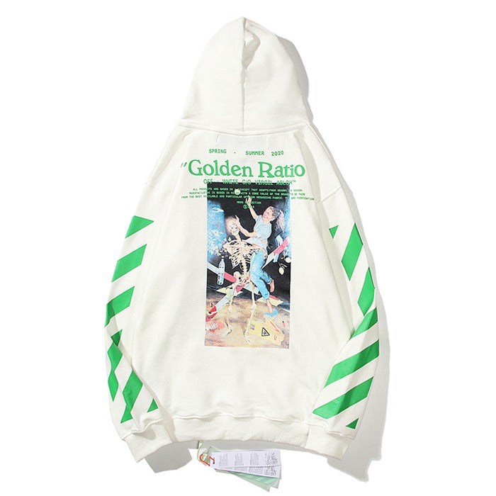 OFF-WHITE Pascal Golden Ratio Painting  Pullover  White