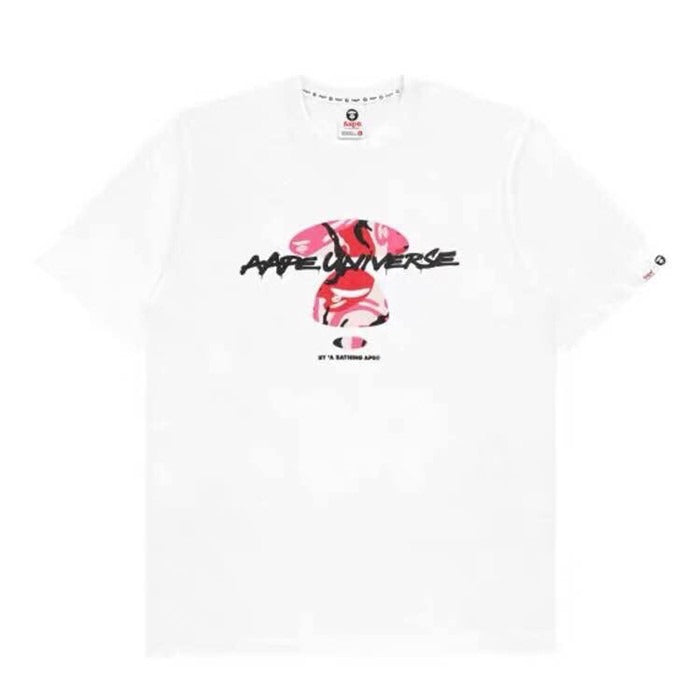 Aape White Red Camo Tee