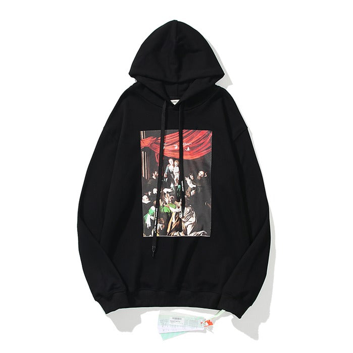 OFF-WHITE CARAVAGGIO Pullover Black