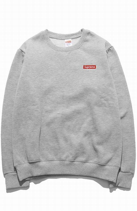 Supreme Crewneck Mini Box Logo Heather Gray