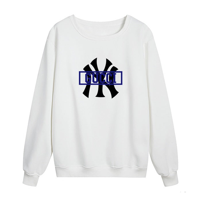 Gucci NY Logo Print Sweatshirt White