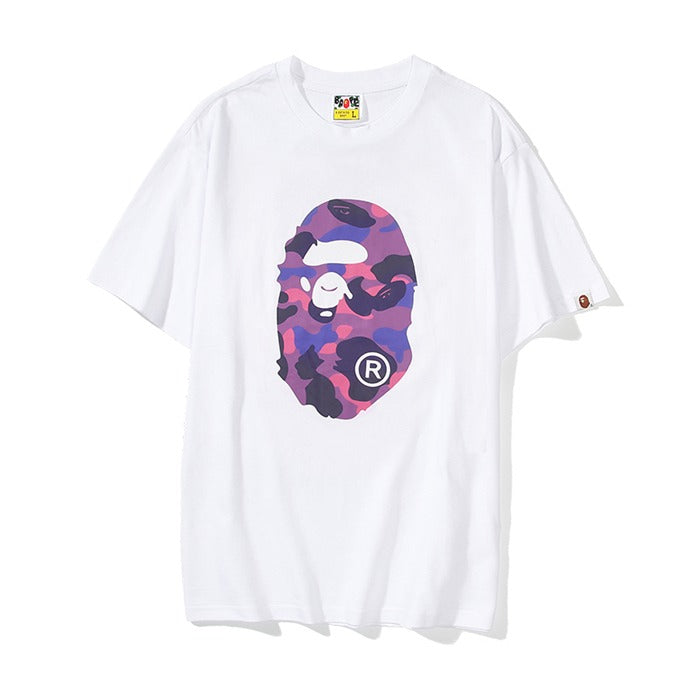 Bape White Purple Camo