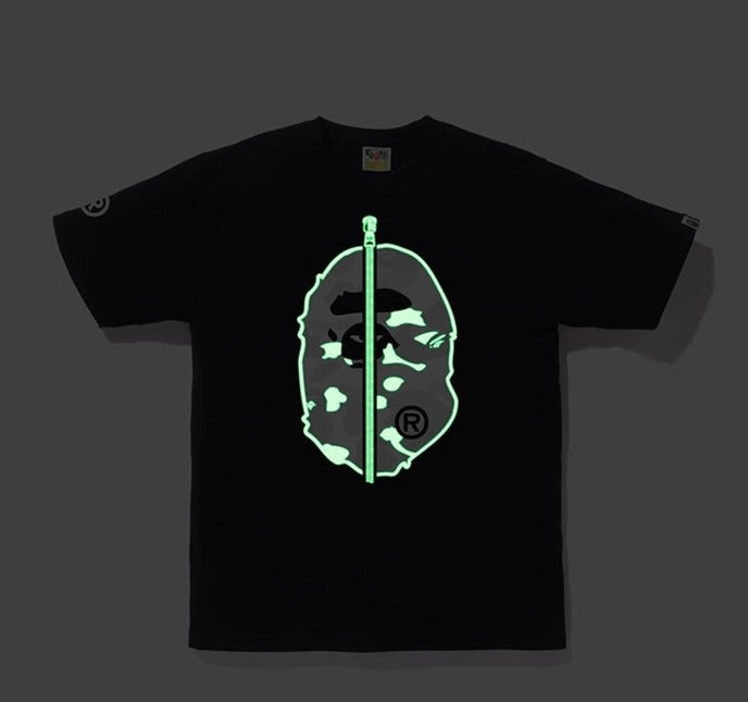 Bape Reflective Black Tee