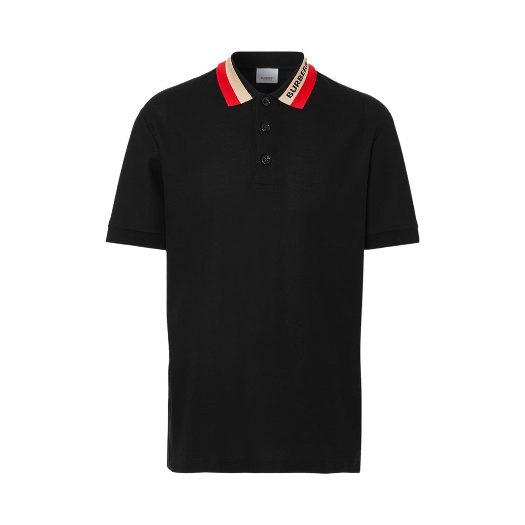 Burberry Logo Detail Cotton Piqué Polo Shirt