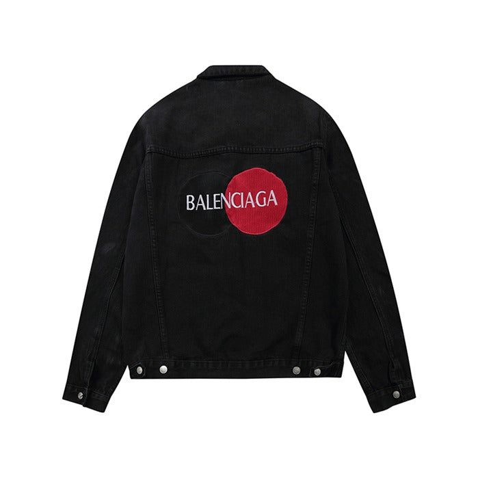 Balenciaga Uniform Logo Jacket -Black