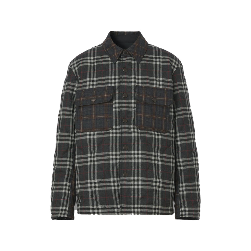 Burberry Reversible Check Wool Overshirt