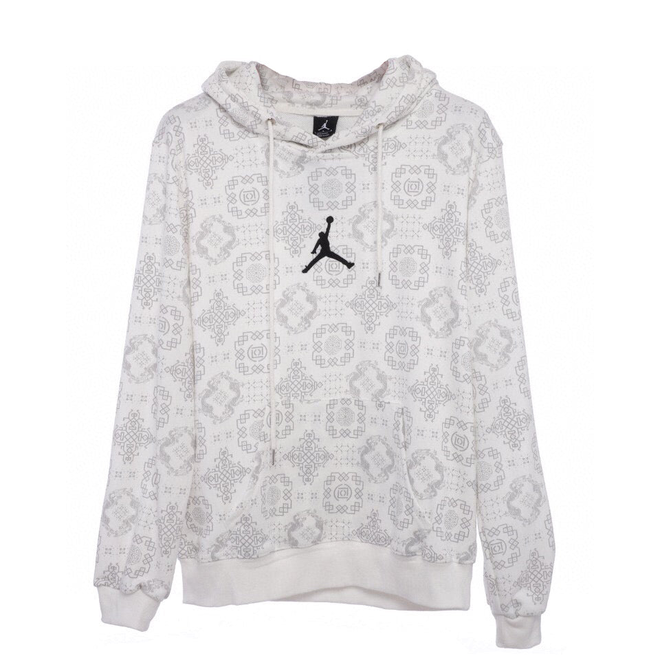 Clot x Air jordan Hooded Sweatshirt White