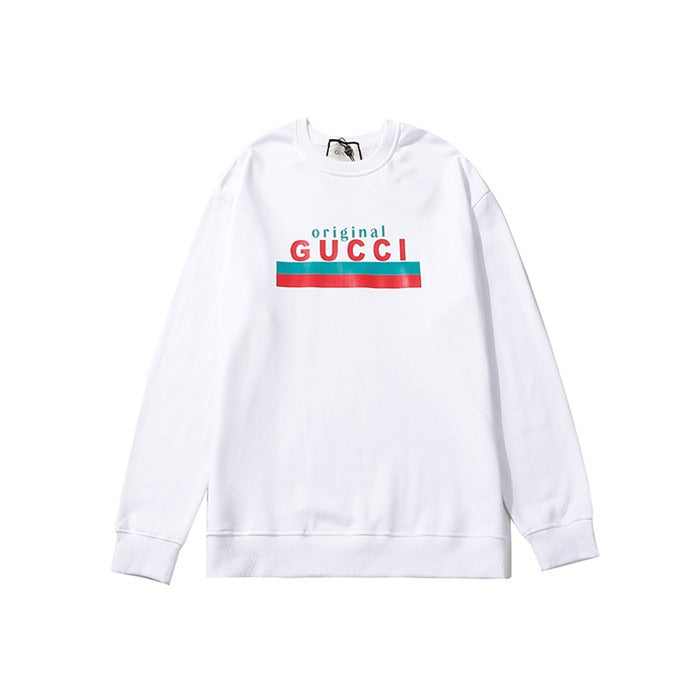 Gucci Logo Print Sweatshirt White