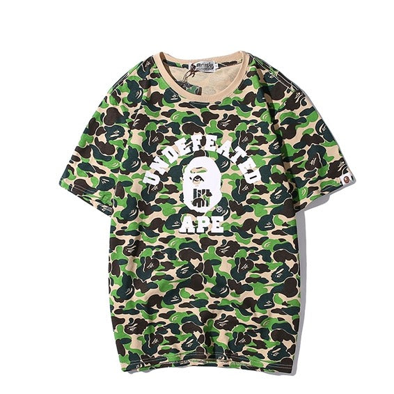 Bape X UNDFTD Green Camo Tee