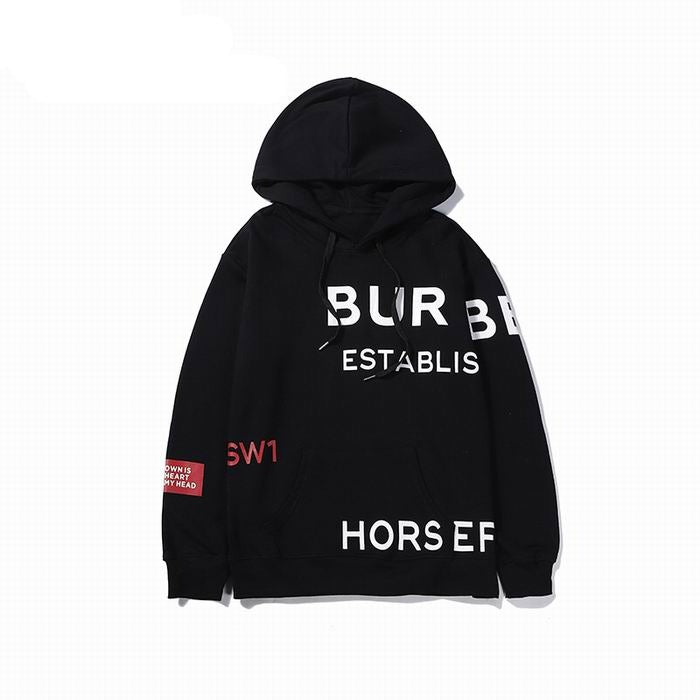 Burberry Horseferry Print Hoodie Black