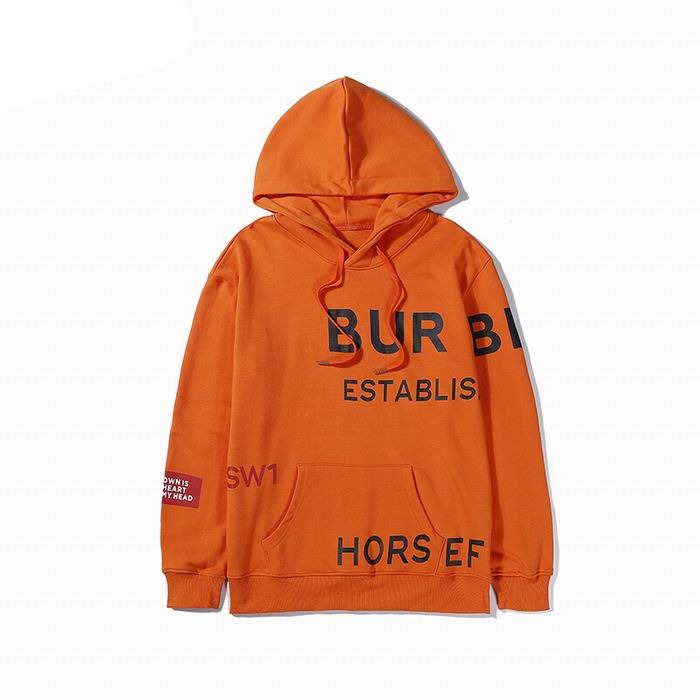 Burberry Horseferry Print Hoodie Orange